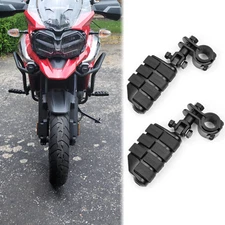 1 1/4" 32mm Highway Foot Pegs Rest Mounts Clamp For Triumph Tiger 800 900 1200