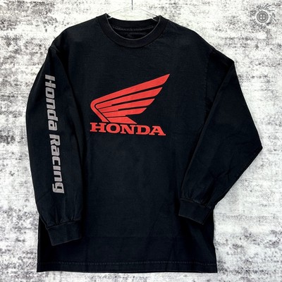 Honda Racing FX Men's Black Long Sleeve T-Shirt Officially Licensed Men's Medium