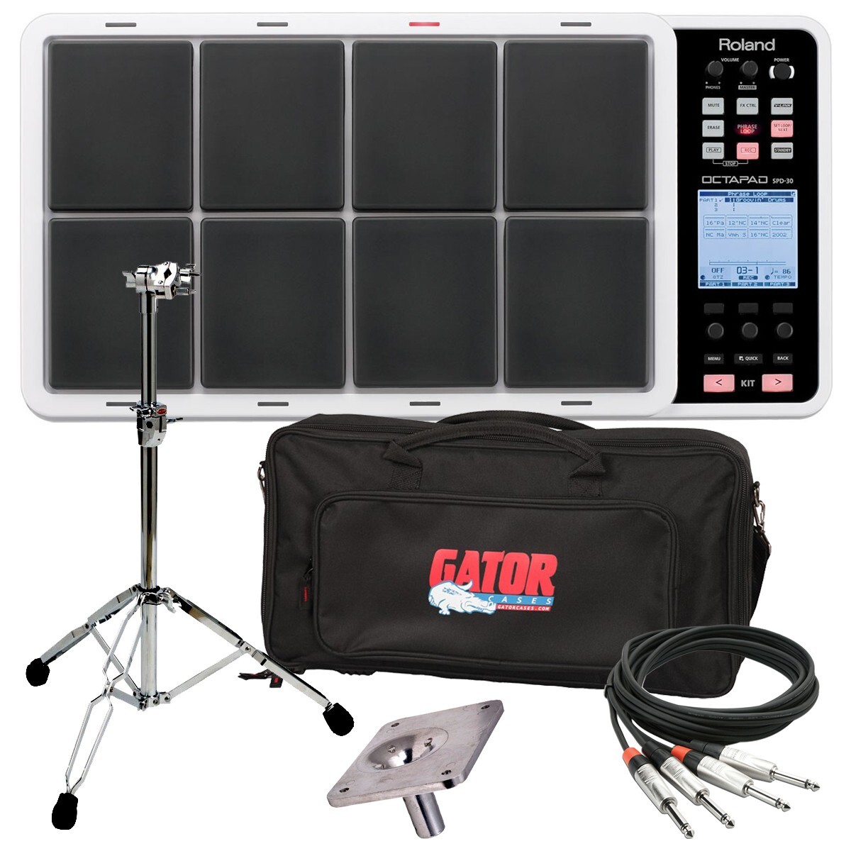Roland SPD-30 フルセット 専用スタンド付き PDX-6 FD-8 Roland OCTAPAD SPD-30 Digital Percussion Pad STAGE RIG | eBay