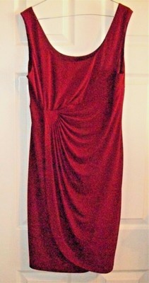 burgundy dress size 14