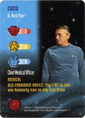 Star Trek TCG Dr. Mark Piper [Crew] - Premiere Set | eBay