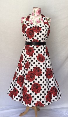 polka dot dress 1950s style