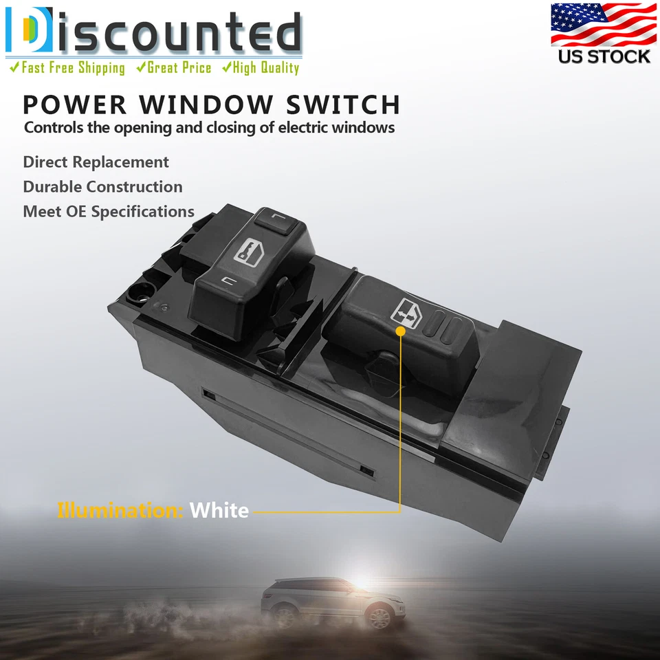For 2002 Cadillac Escalade (EXT) 6.0L V8 Passenger Side Window Door Lock Switch Foto 4 de 4