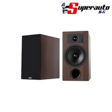 INDIANA LINE TESI 3 Diffusori Scaffale Coppia Altoparlanti 2 vie casse moka wood