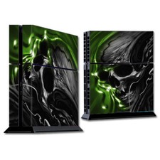 PS Playstation console skins decals wrap - Dark Skull