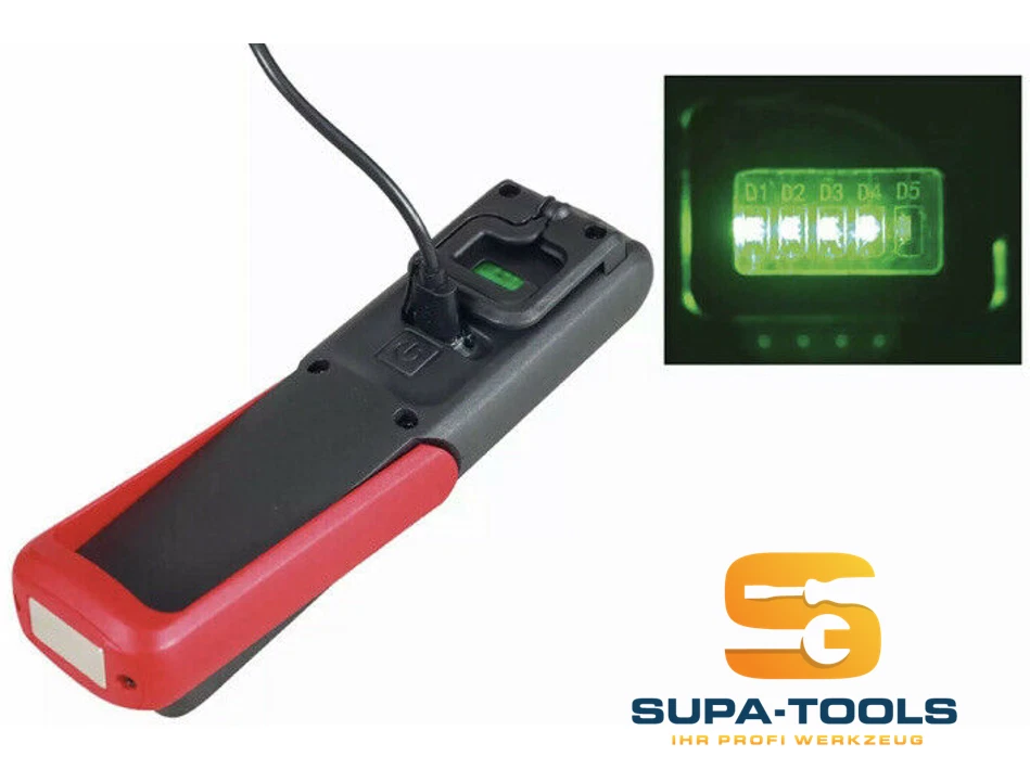 KS-TOOLS Akku Werkstatt-Handlampe knickbar LED Leuchte, Taschenlampe, Stablampe - Bild 3 von 3