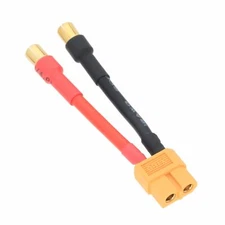 Brushless Motor Bullets 6.5mm Male to XT60 Female cable 12AWG 5CM