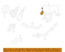KIA OEM 12-24 Forte Koup Cooling Water Pump-Outlet Assy O-Ring 256232E000