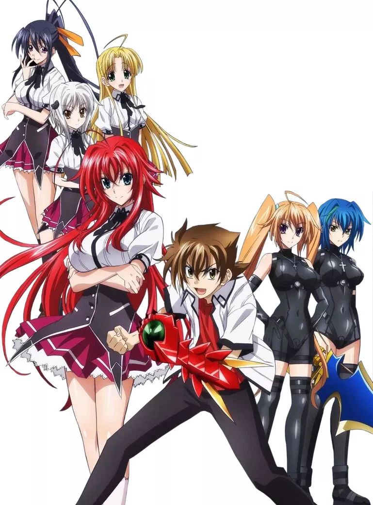 High School DxD Characters 6 Weatherproof Car Decal Sticker