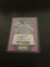2014 PANINI PRIZM MATT DAVIDSON PURPLE REFRACTOR AUTOGRAPH 61/99 HOT RC
