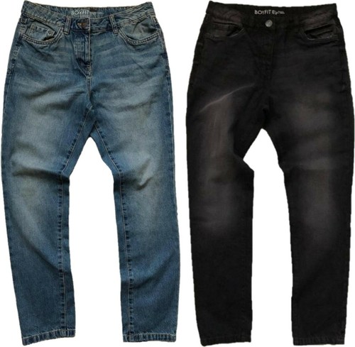 Black Denim Mid Rise Relaxed BOYFRIEND 