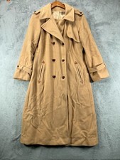 Vintage Forecaster of Boston Wool Double Breasted Coat Brown Size 9 10