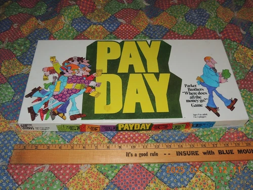Vintage 1975 PAYDAY "Where Does All The Money Go" Board Game Parker Bros No. 32