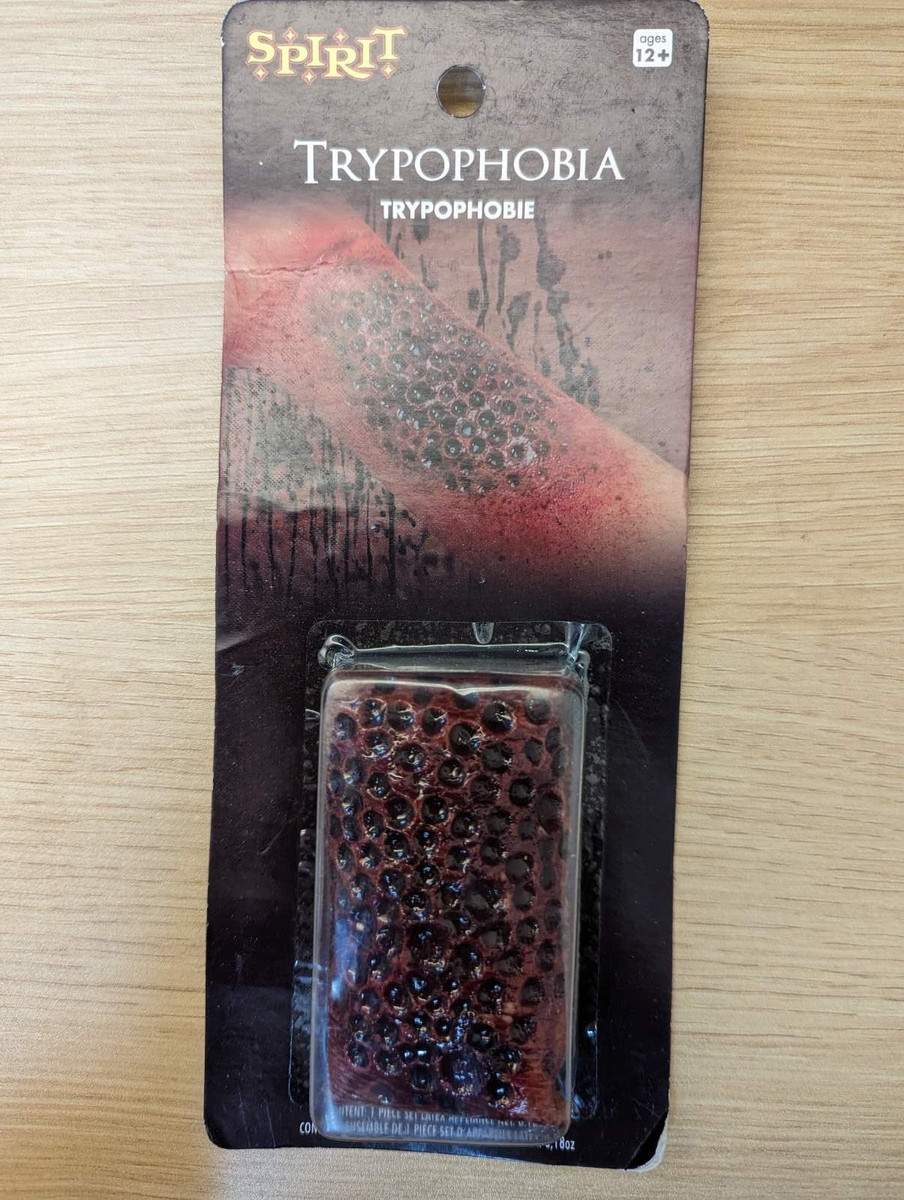 SPIRIT Trypophobia Scar Halloween Appliance Neck Hand Patch Kit Zombie  Infection | eBay