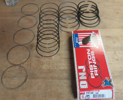 DNJ PR126 .020 Piston Rings 5 PCS. For 91-05 Chrysler 3.0L (O2-A-2)
