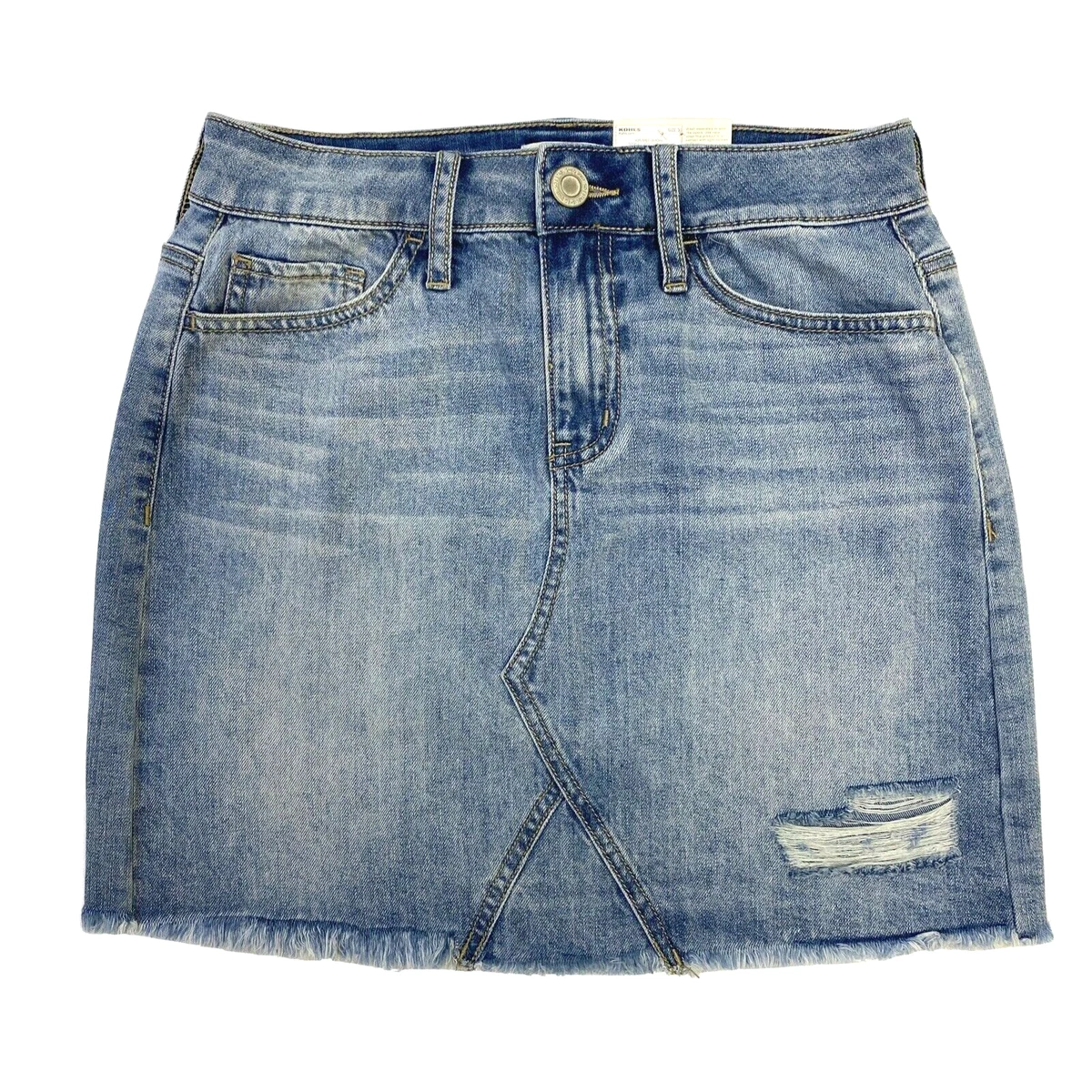 Update 119+ frayed denim skirt