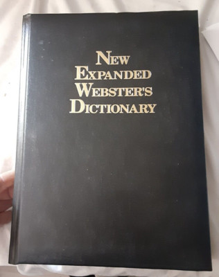 1988 Published NEW EXPANDED WEBSTER'S DICTIONARY hardcover Book