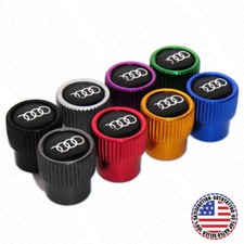 4pcs Universal Sport Roundel Car Wheels Tire Air Valve Caps Stem Dust Logo Cover