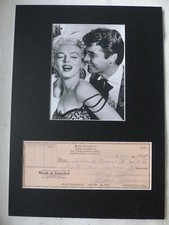 RORY CALHOUN (+ 1999) signed Autogramm 25x35 Passepartout SCHECK MARYLIN MONROE