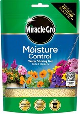 MIRACLE GRO Water Gel Retaining Crystals, Reduce Watering Moisture Pots Hydrated