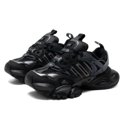 Adidas XLG RUNNER DELUX Running Shoes JR3086 Unisex Black Men's New Size |  eBay