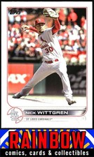 2022 Topps Update #US202 Nick Wittgren St. Louis Cardinals