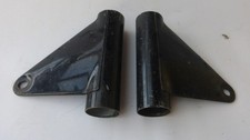 Paar rechts links MZ TS Scheinwerferhalter Lampenhalter DDR Halter vorn schwarz,