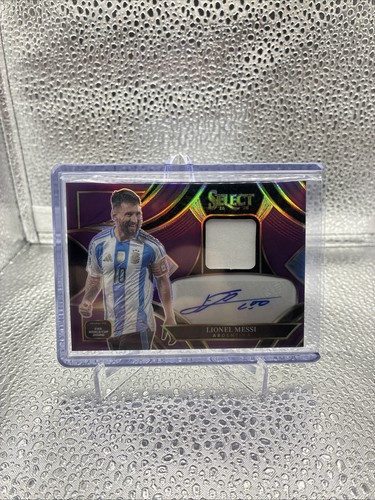 LIONEL MESSI - 2025-26 Panini Select FIFA World Cup PURPLE PATCH AUTO 21/99