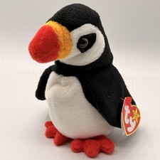 Beanie Baby Puffer Puffin Bird Style 4181 DOB Nov 3, 1997 Retired Tag Errors