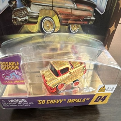 MGA CarTuned Lowriders Series 1 Chevrolet 58 Chevy Impala Gold