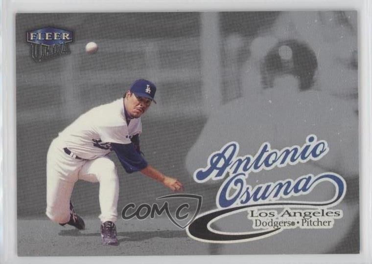 1999 Fleer Ultra Platinum Medallion /99 Antonio Osuna #38P 0c9g