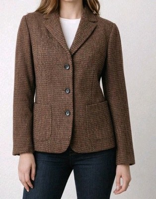 Edler Magee Donegal Tweed Blazer von Crocket  Made in Ireland Gr. 40 Top !!!