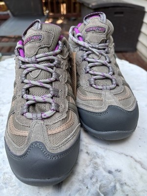 Hi-Tec Penrith WP Women's Waterproof Hiking Shoes Gray Purple US 8