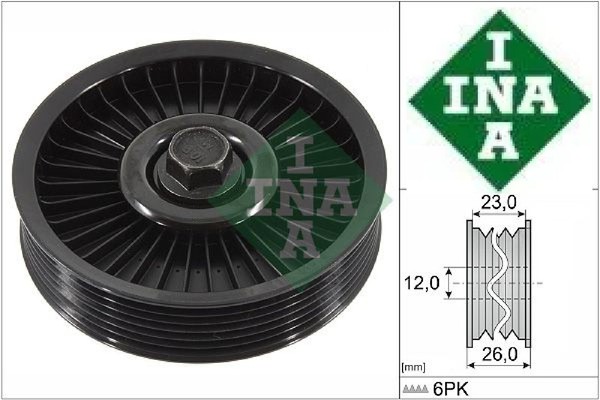 INA 532059410 Umlenk-/FüHrungsrolle FüR Keilrippenriemen Umlenkrolle-image