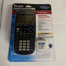 Texas Instruments TI-83 Plus Graphing Calculator Black - New Sealed