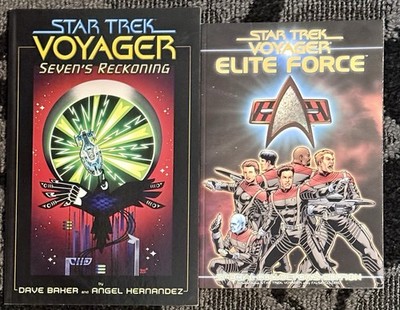 Star Trek Voyager Elite Force Collectors Edition & Seven s Reckoning tpb lot 2