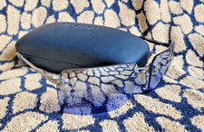 CK Calvin Klein Sunglasses METAL Blue Mirror Lens