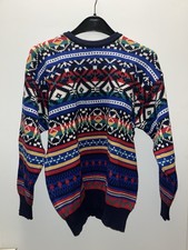 Dale Of Norway Pullover 100% Wolle Vintage Traditionell Winter Ski Unisex Herren