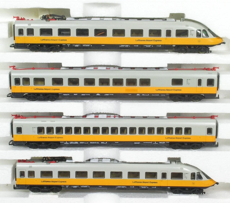 N 4 tlg. Elektro Triebzug Lufthansa Airport Express DB Lima 123902G TOP OVP - Bild 2 von 4