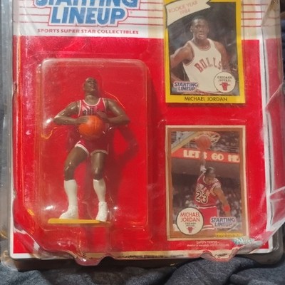 Starting Lineup Michael Jordan Chicago Bulls Action Figure with Trading Card