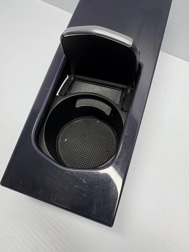 2010-2016 Fits Porsche Panamera Rear Center Console Cup Beverage Holder Black - Image 4 of 4