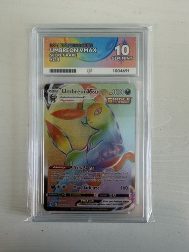 Umbreon VMAX graded ACE 10 for sale on eBay