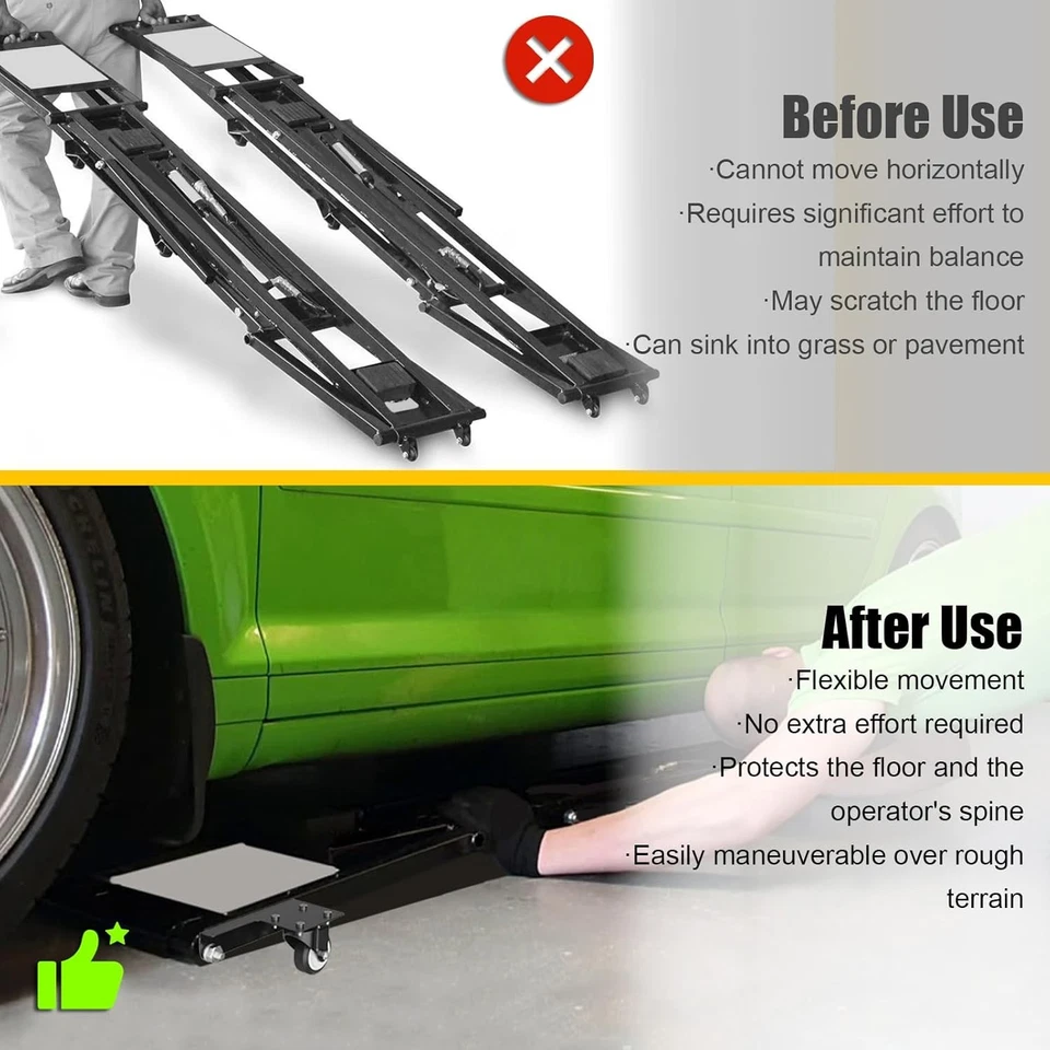 Kit Rueda Transferible Compatible con Quickjack 7000TL/TLX, 8000TL/TLX Foto 3 de 4