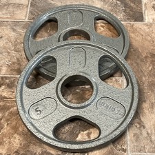 Weider Olympic Hammertone 2 Weight Plates 5 P...