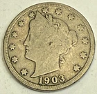 Photo of a 1903-P Liberty Nickel from an eBay listing that sold on Jul 21, 2026