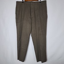 Vintage Levis Action Slacks Pants Mens 40x29 Brown 100 -Dacron Polyester 90's