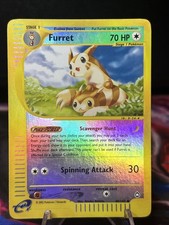Furret 48/147 Aquapolis E-Reader Pokemon Reverse Holo Foil Rare on eBay
