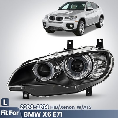 For 2008-2014 BMW X6 E71 HID/Xenon Headlight w/ AFS Projector Left Driver Side