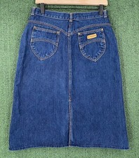 Vintage 90  s Gitano Denim Jean Skirt Women  s 27  Waist