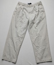 Polo Ralph Lauren Andrew Pant Pleated Chinos 36x30 Khaki Vintage